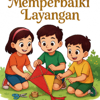 Bersama Memperbaiki Layangan