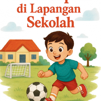Bola Sepak di Lapangan Sekolah 