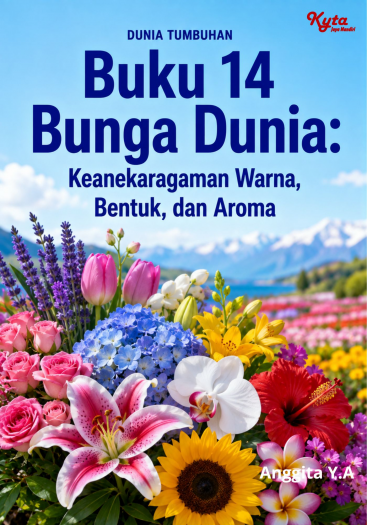 Buku 14 Bunga Dunia: Keanekaragaman Warna, Bentuk, dan Aroma 