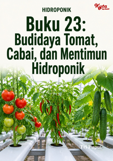 Buku 23: Budidaya Tomat, Cabai, dan Mentimun Hidroponik 