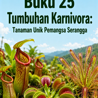 Buku 25 Tumbuhan Karnivora: Tanaman Unik Pemangsa Serangga 