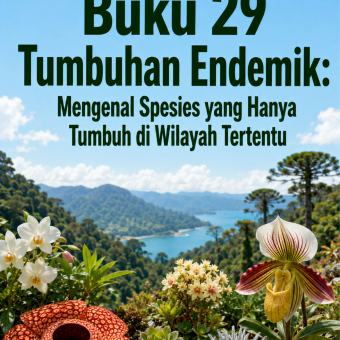 Buku 29 Tumbuhan Endemik: Mengenal Spesies yang Hanya Tumbuh di Wilayah Tertentu 