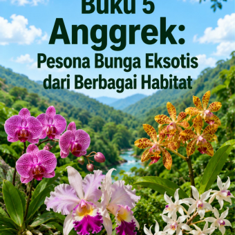Buku 5 Anggrek: Pesona Bunga Eksotis dari Berbagai Habitat 