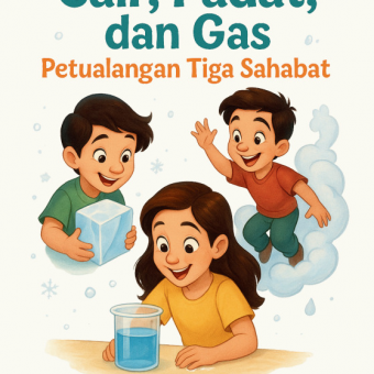 Cair, Padat, dan Gas Petualangan Tiga Sahabat