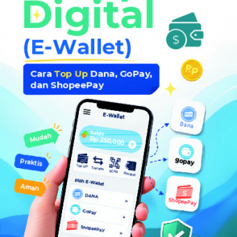 Dompet Digital (E-Wallet): Cara Top Up Dana, GoPay, dan ShopeePay 
