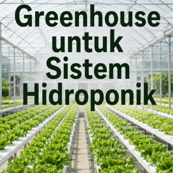 Greenhouse untuk Sistem Hidroponik 