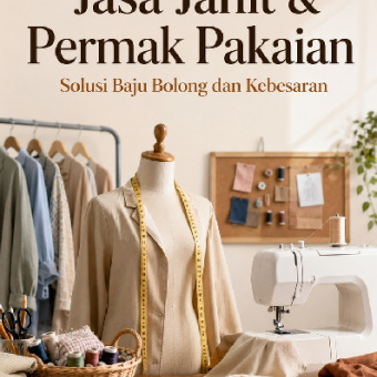 Jasa Jahit & Permak Pakaian: Solusi Baju Bolong dan Kebesaran
