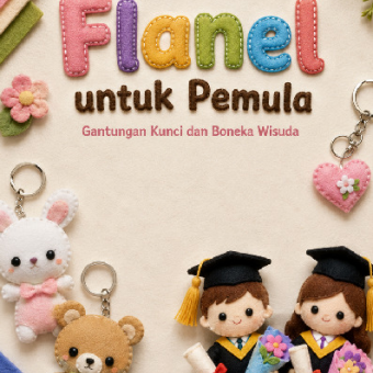 Kreasi Flanel untuk Pemula: Gantungan Kunci dan Boneka Wisuda 