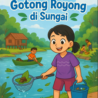 Lani Belajar Gotong Royong Di Sungai