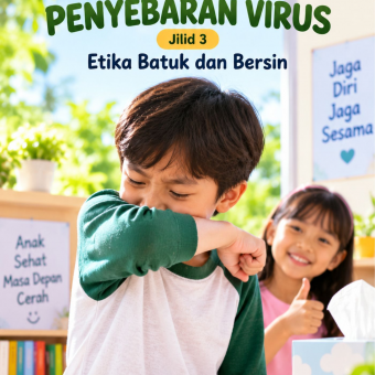 Mencegah Penyebaran Virus Jilid 3 Etika Batuk dan Bersin 