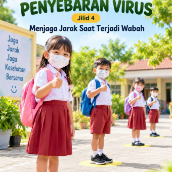 Mencegah Penyebaran Virus Jilid 4 Menjaga Jarak Saat Terjadi Wabah 