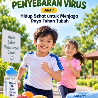 Mencegah Penyebaran Virus Jilid 7 Hidup Sehat untuk Menjaga Daya Tahan Tubuh 