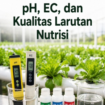 pH, EC, dan Kualitas Larutan Nutrisi 
