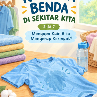 Rahasia Benda di Sekitar Kita Jilid 7 Mengapa Kain Bisa Menyerap Keringat? 