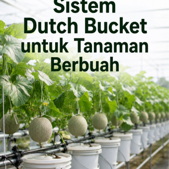 Sistem Dutch Bucket untuk Tanaman Berbuah 