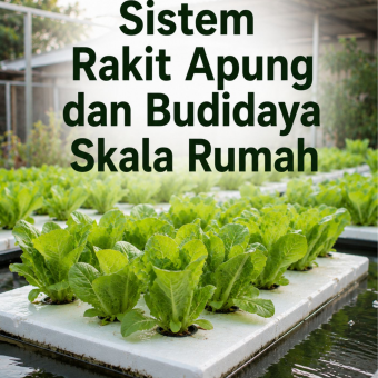 Sistem Rakit Apung dan Budidaya Skala Rumah 