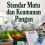 Standar Mutu dan Keamanan Pangan 
